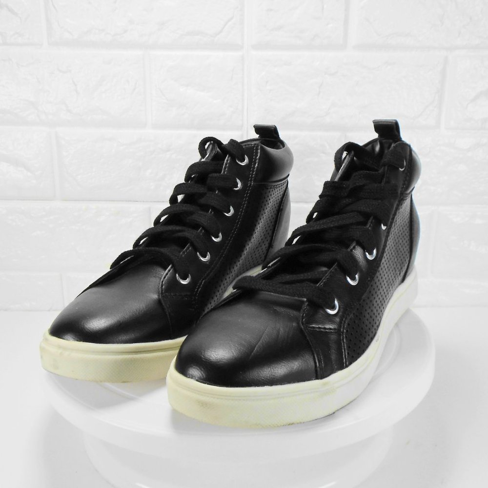 SM Black Hi Top Basketball Shoes